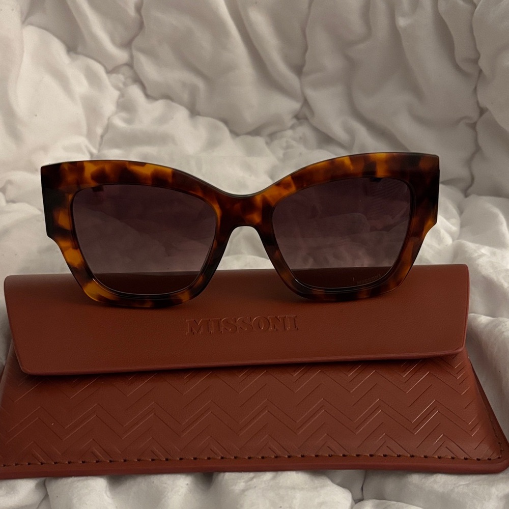 Missoni Brown Tortoise Sunglasses